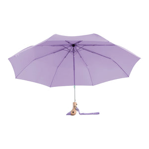 Lilac Compact Eco-Friendly Wind Resistant Umbrella