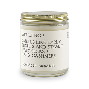 Adulting - Fig & Cashmere Candle