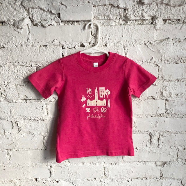 Philly Icon Pink Onesie & Toddler Tee