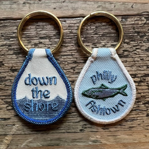 Embroidered Philly Keychains