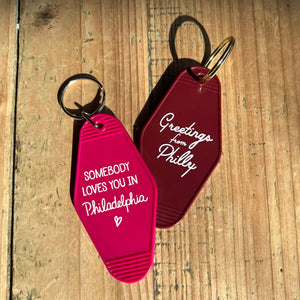 Philly Keytags -- FINAL SALE