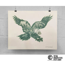 Load image into Gallery viewer, Paul Carpenter Eagle Skyline Print
