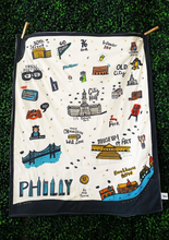 Load image into Gallery viewer, Philly Icons Baby Blanket
