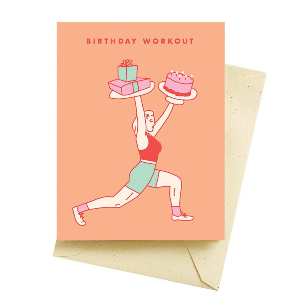 Workout Birthday Card