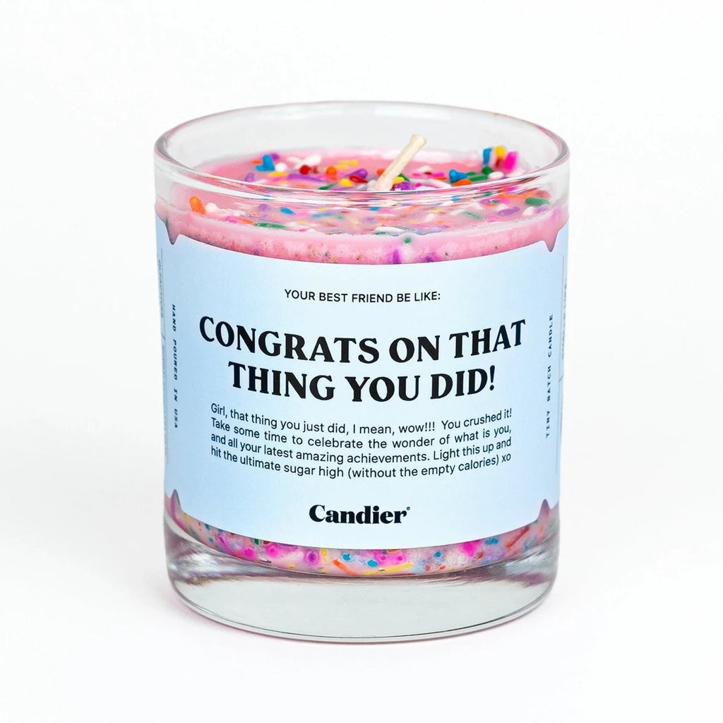 Congrats On That Thing You Did! Candle