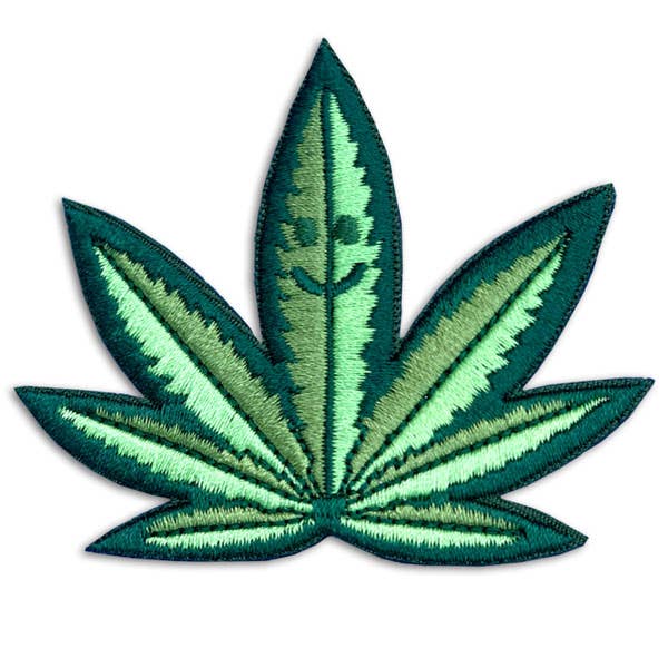 Happy Weed Iron-On Patch