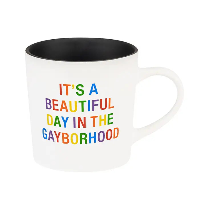 It's a Beautiful Day in the Gayborhood mug