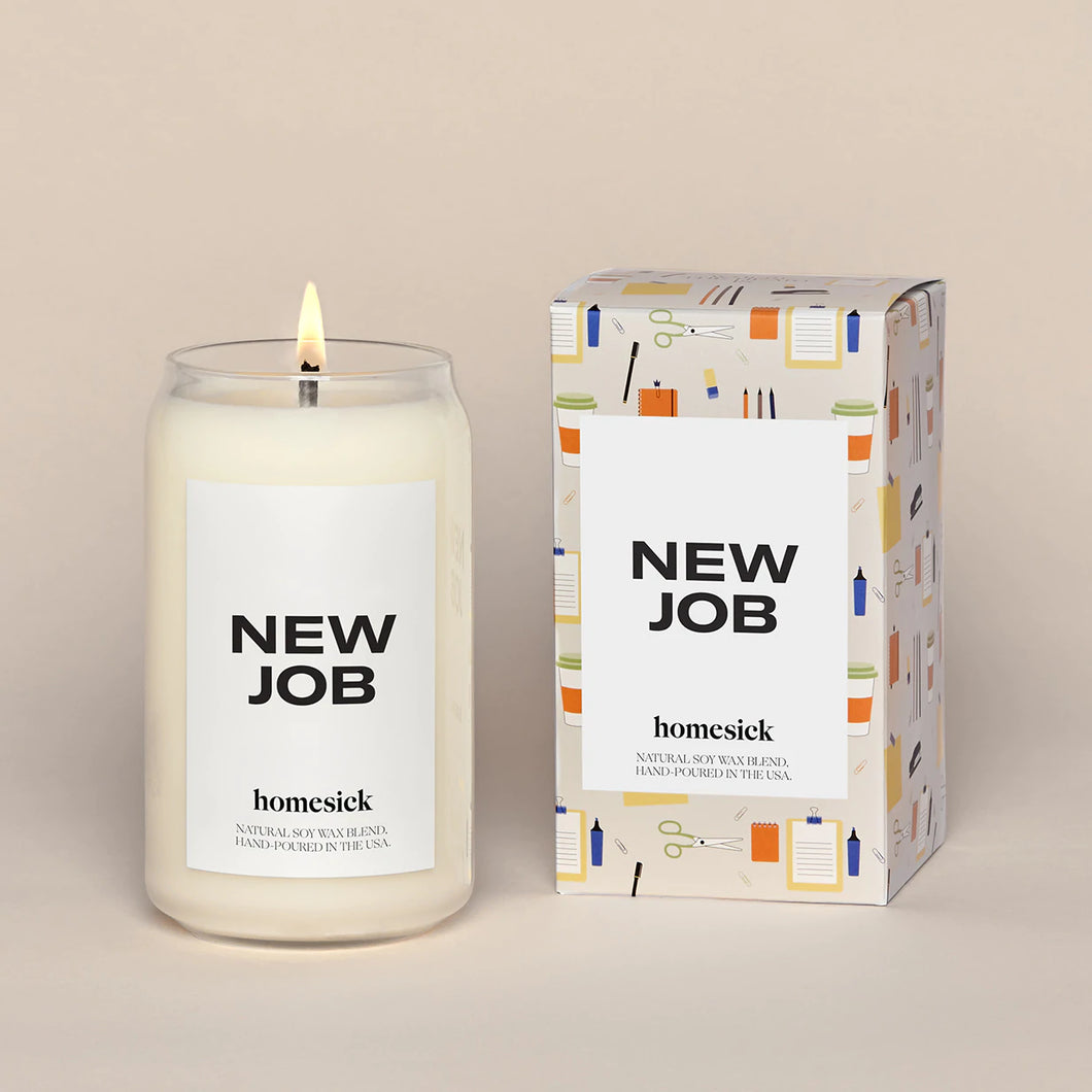 Homesick Candle - New Job