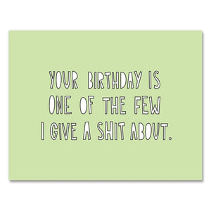 Give A Shit Birthday Card