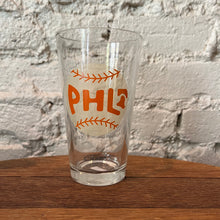 Load image into Gallery viewer, PHL Baseball Pint Glass - FINAL SALE
