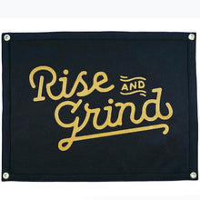 Load image into Gallery viewer, Rise And Grind Camp Flag
