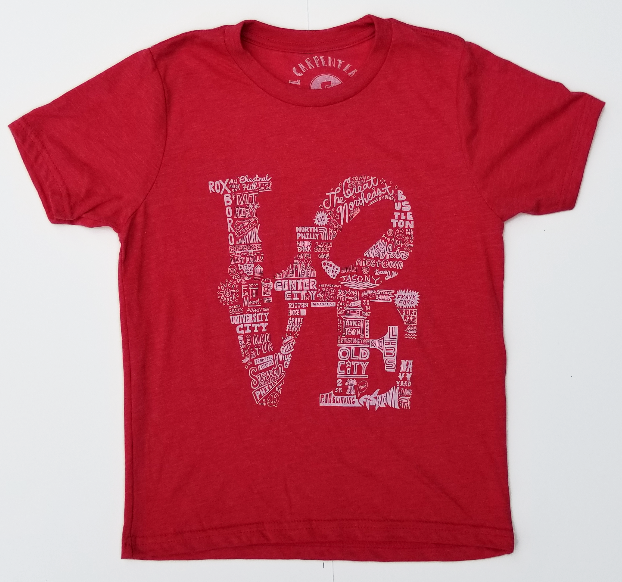 Paul Carpenter Youth Philadelphia Love T-Shirt