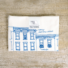 Load image into Gallery viewer, Philly Rowhome Cotton Dish Towel
