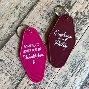 Philly Keytags -- FINAL SALE