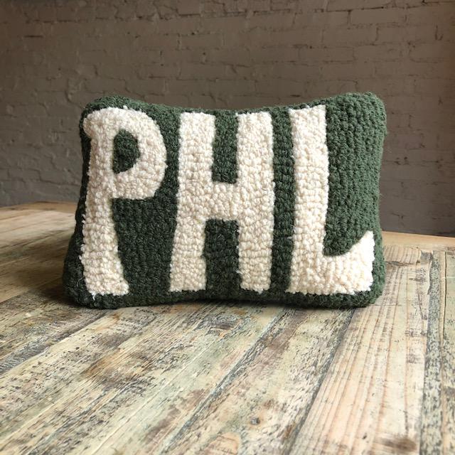 PHL Hooked Wool Pillow